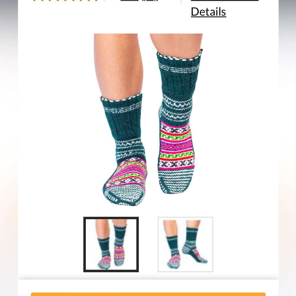 Fazl unisex fair trade handmade wool socks size XS
